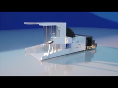 3 Σφουγγαρίστρα Στρίβοντας Μηχανή Χαρτί Τρέξιμο Τροφοδοσία παλέτας