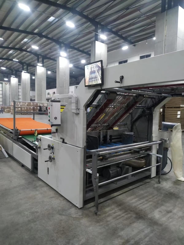 Back Feeder 3 Ply 5 Ply Flute Laminator Machine 150m/Min PLC Control
