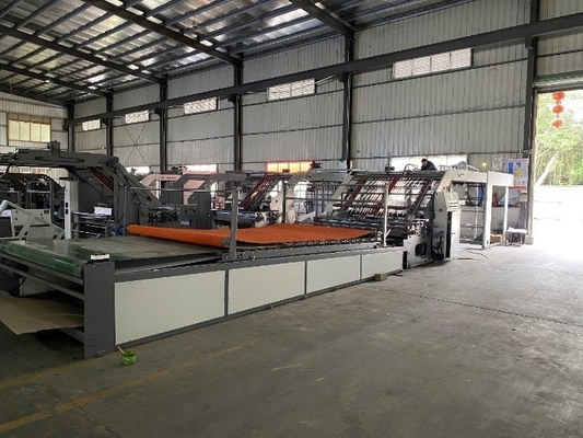 Litho High Speed ​​Flute Laminator 10000pcs/H Synchronous Servo Driven